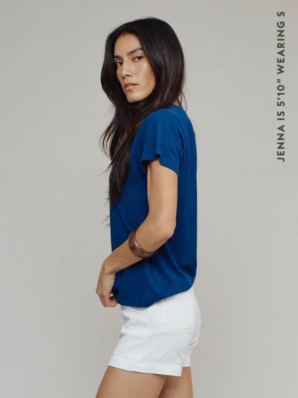 Jungmaven Lorel Tee, Deep Indigo, Size M